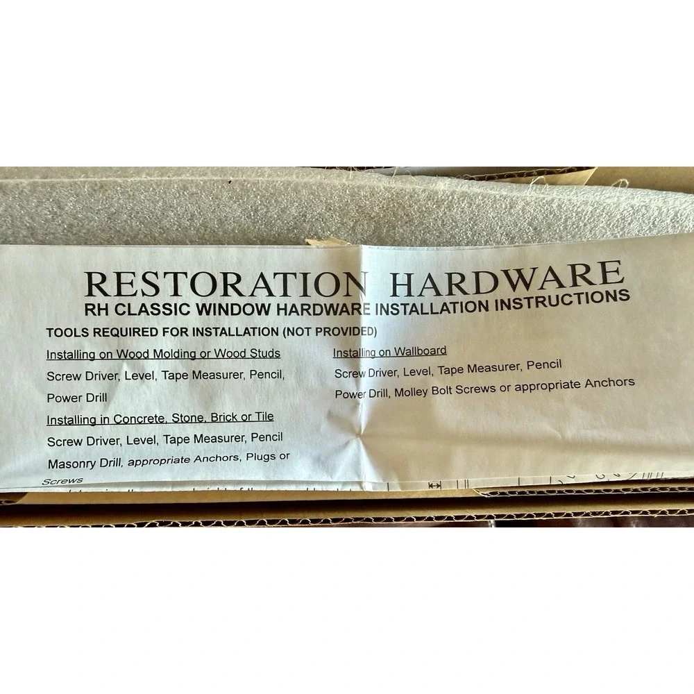 Restoration Hardware 3/4